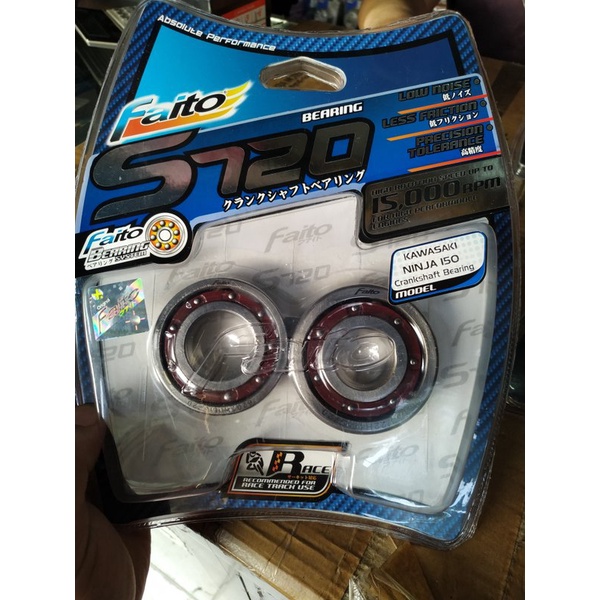 bearing FAITO RACING tipe S 720 63 22 6205 ker kruk as kawasaki ninja 150 cc zx kr krr thailand lahe