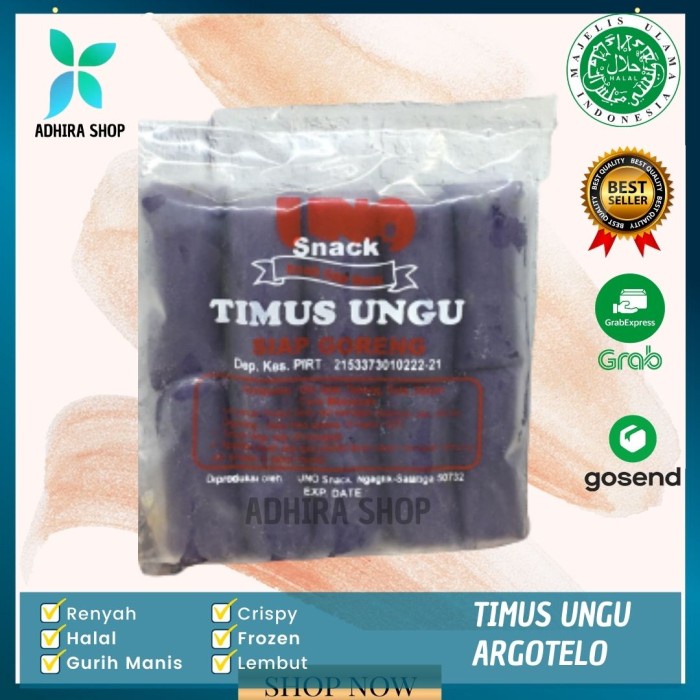 

Timus Ubi Ungu Argotelo Khas Salatiga Frozen Food