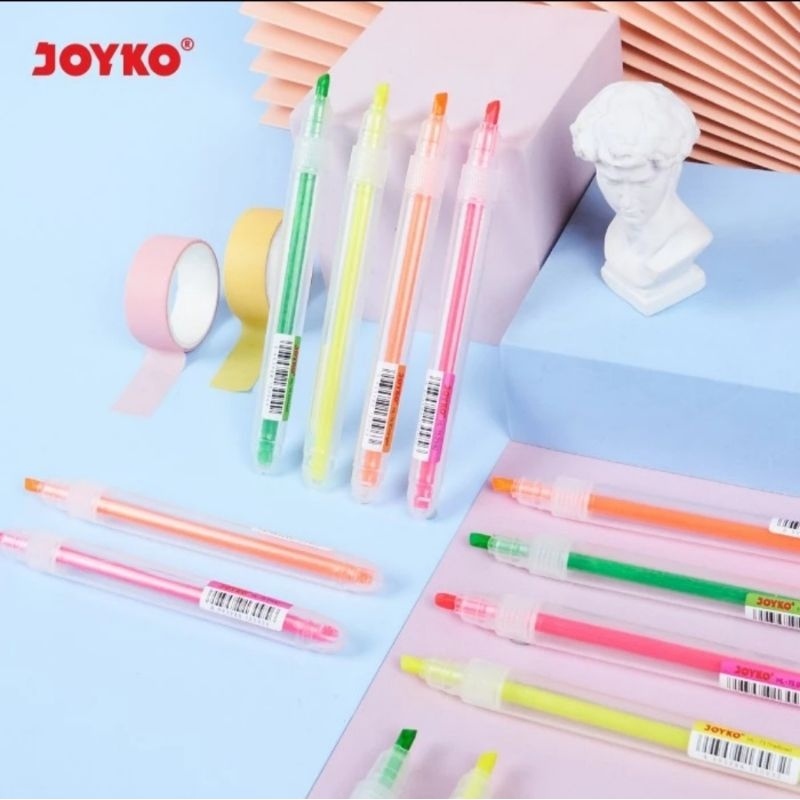 Bu Guru Ria - Stabilo Highlighter Penanda Warna Joyko HL 73 74 75 76 78 Pastel High Lighter ( Hijau 
