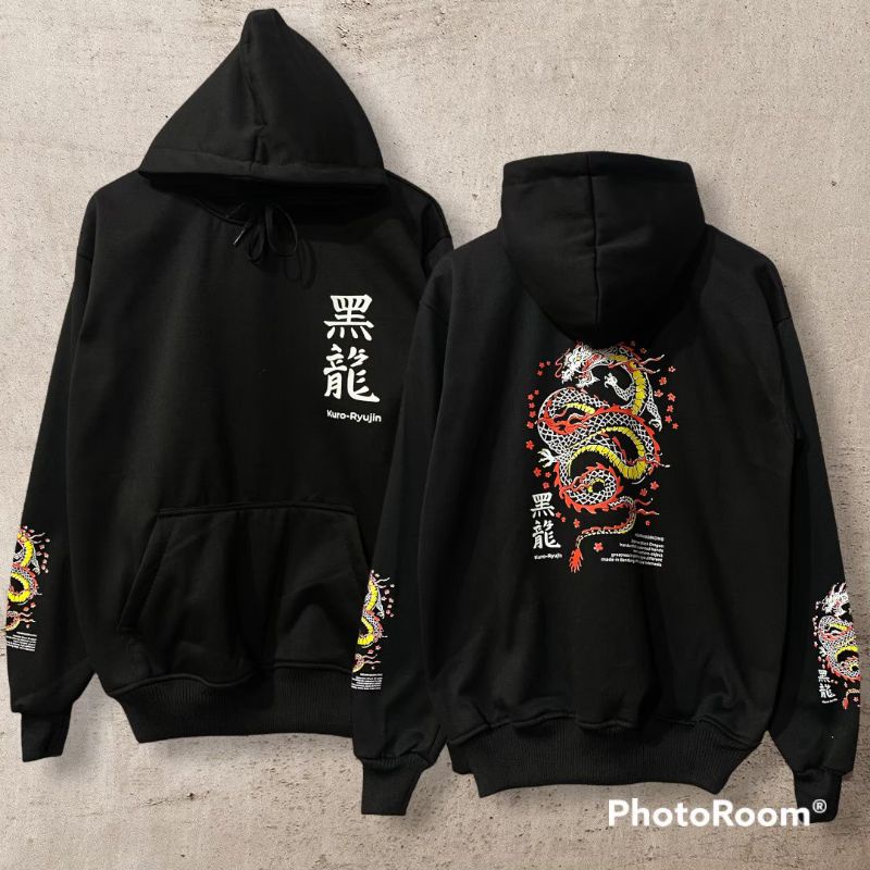 Sweater Pria Hoodie Memphis Origins Hoodie Naga Sakura Pria Wanita