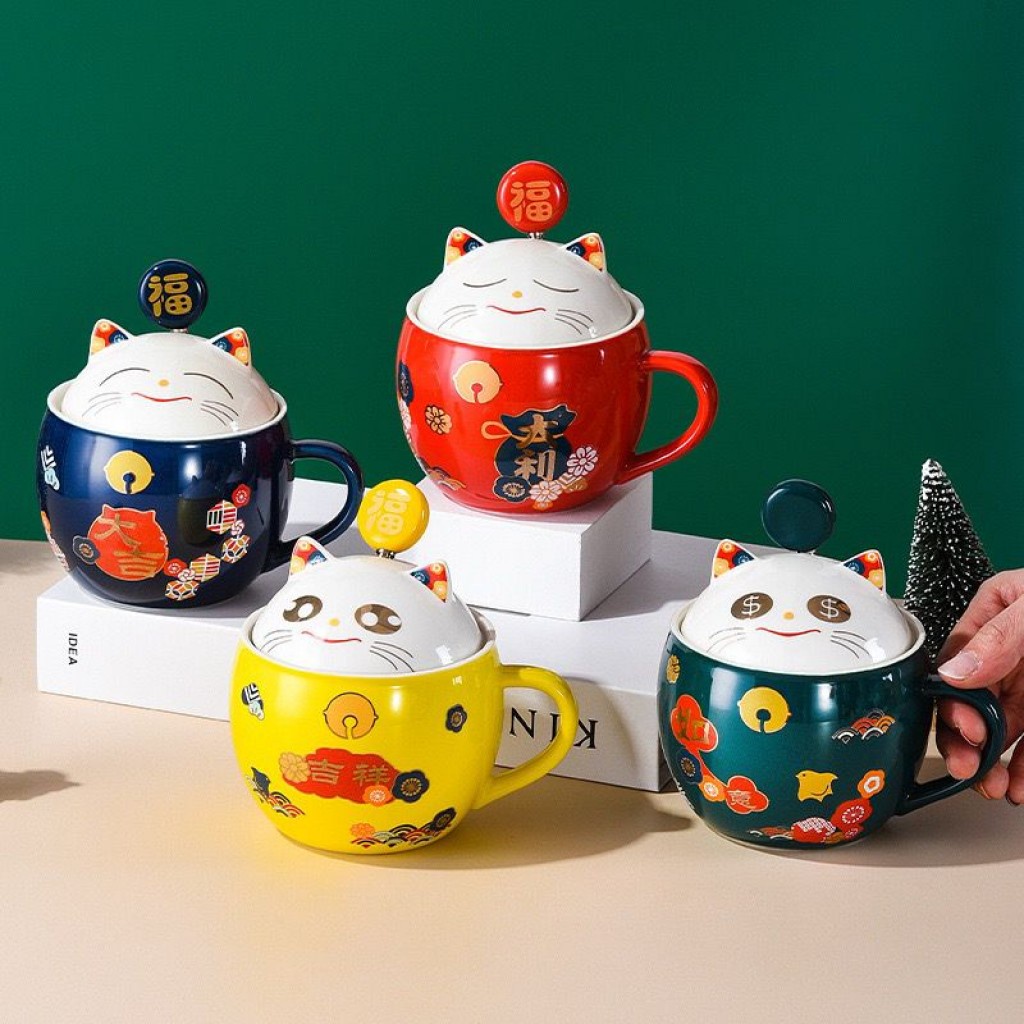 Gelas Neko Colorful by Plateful Co