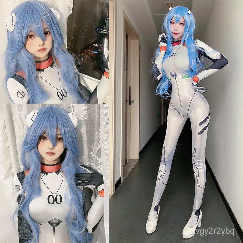 COD Anime Ayanami Rei Asuka Cosplay Jumpsuits Unisex Sexy