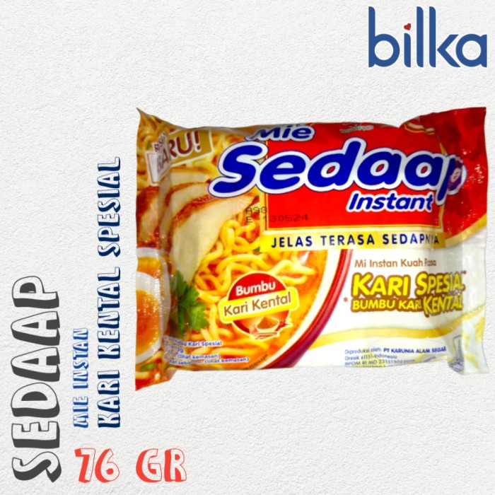 

SEDAAP Mie Instan Kari Kental Spesial 76gr