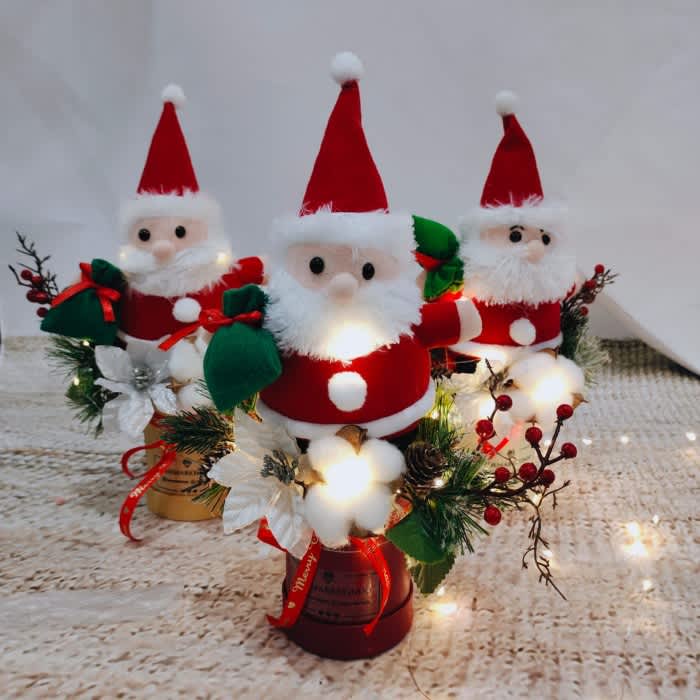 

Pajangan Natal - Boneka Santa- Aksesoris Bunga Christmas POT101