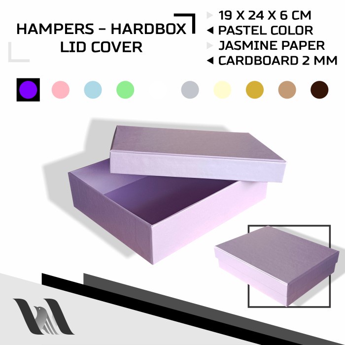 

HAMPERS GIFT BOX - HARDBOX - CUSTOM PRINTING - KOTAK KADO SESERAHAN 11 - Light Green