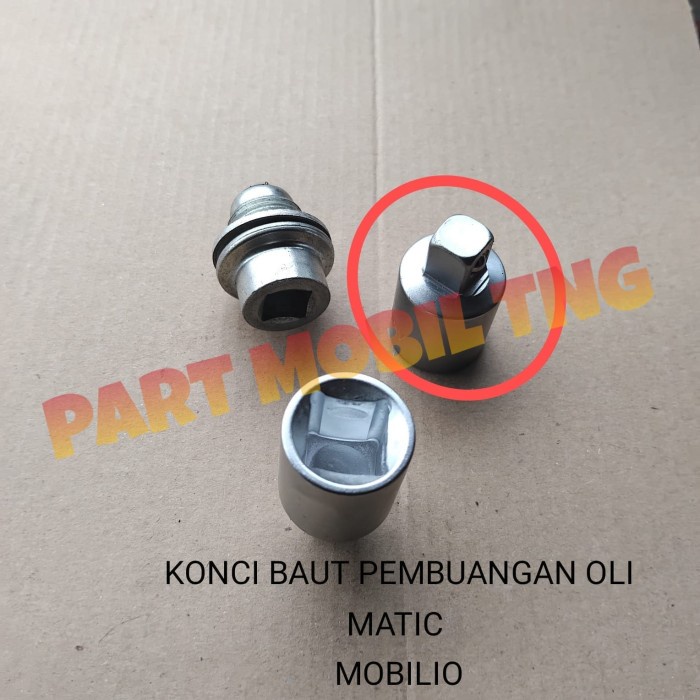 Kunci Baut Bolt Pembuangan Oli Matic CVTi Semua Mobil Honda Mobilio Brio Jazz HRV BRV