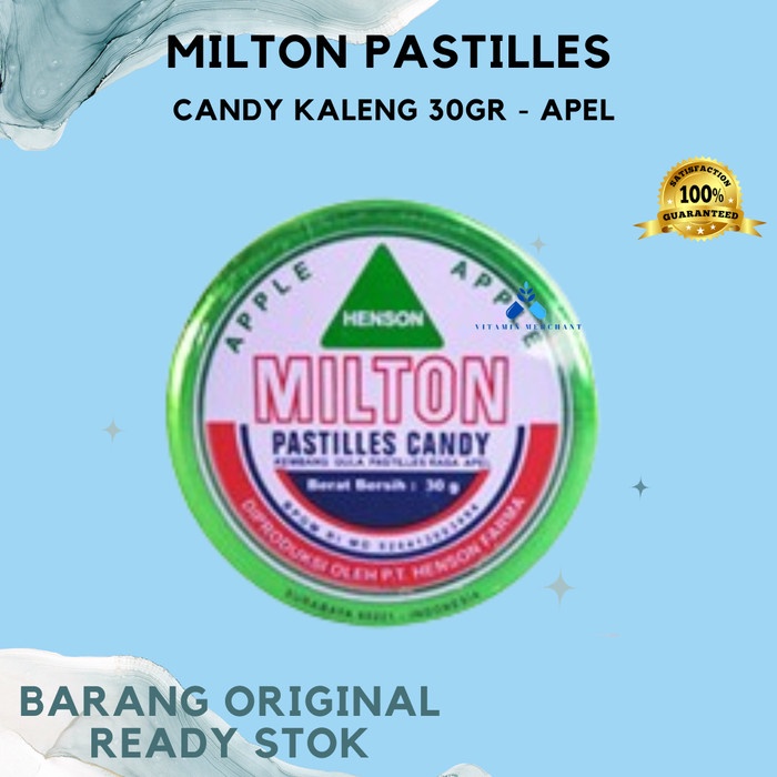 

Permen Milton Pastilles Candy Kaleng 30gr - Apel