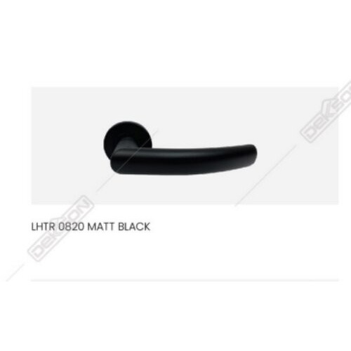 TERPERCAYA Handle Dekkson LHTR 0820 OVAL MATT BLACK Handle Hitam Pintu