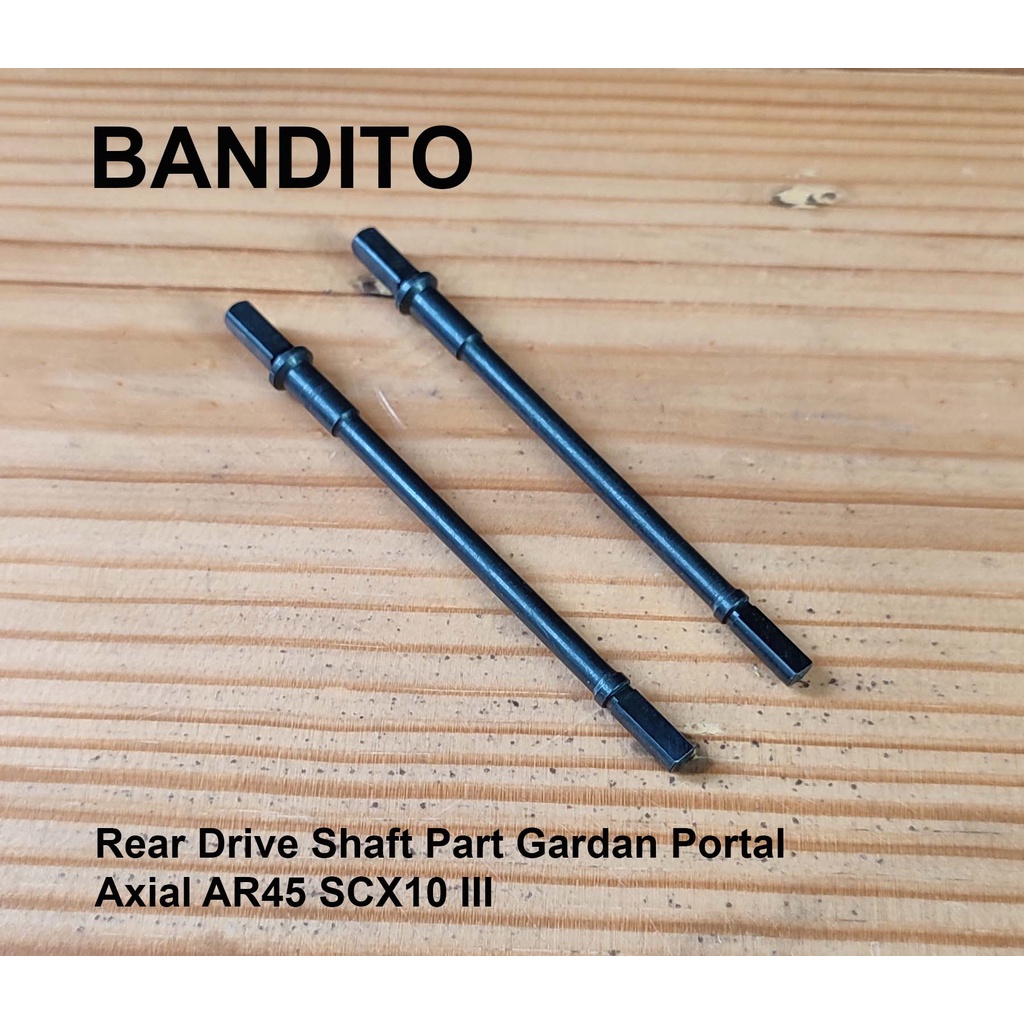 Bandito Rear Drive Shaft Part Gardan Portal Axial AR45 SCX10 III