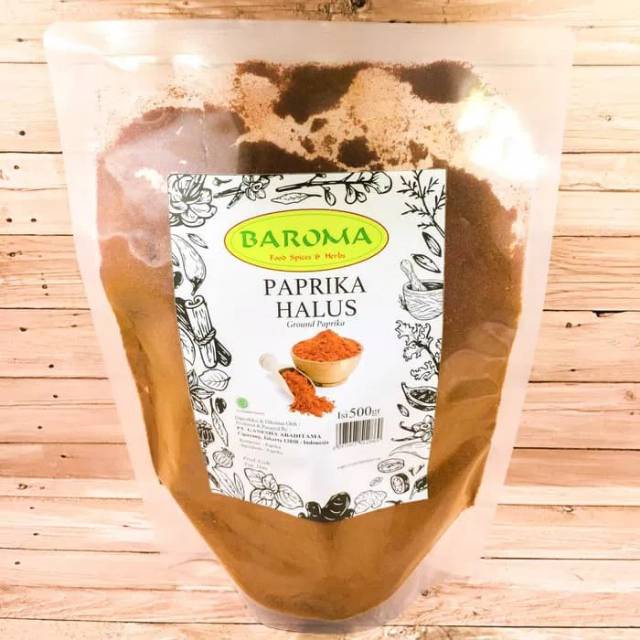 

Paprika Halus / Paprika Powder 500gr - Baroma Bumbu Rempah