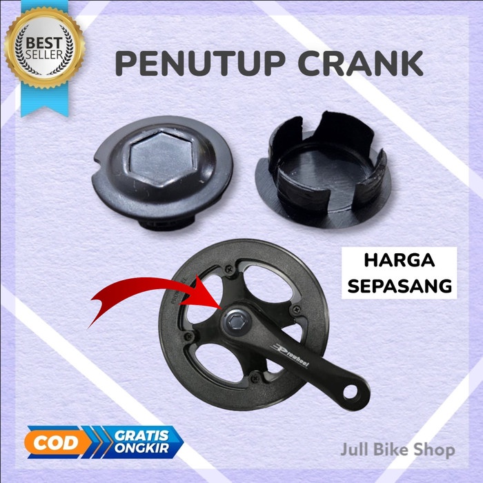 Sepasang Penutup crank arm dari debu sepeda mtb lipat fixie anak bmx bb tutup pedal engkol plastik u