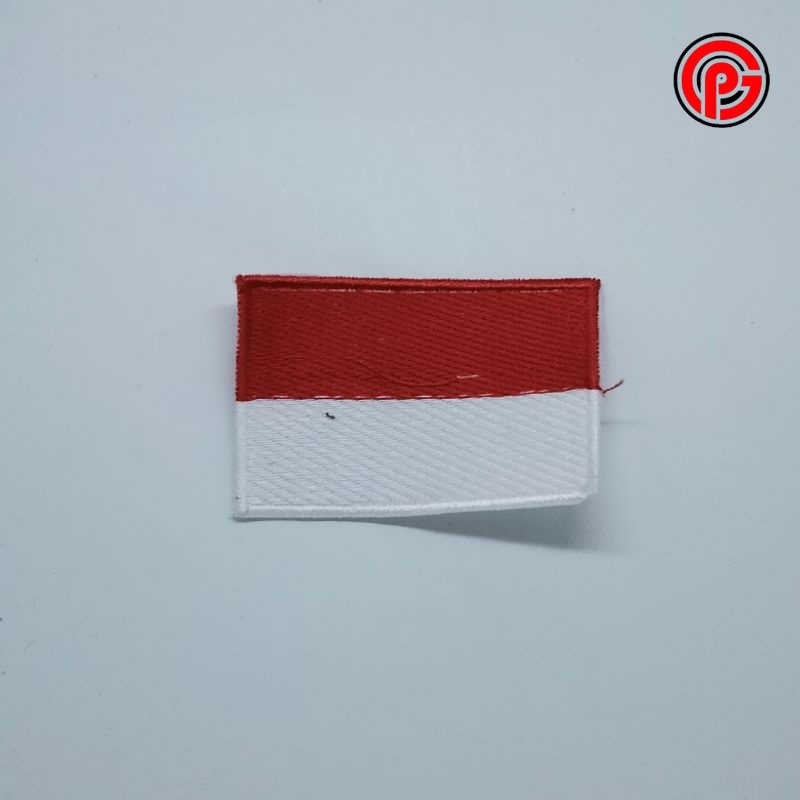 Best Seller Logo Bordir Merah Putih / Logo Merah Putih / Bordir Logo Merah Putih / Bordir Merah Puti