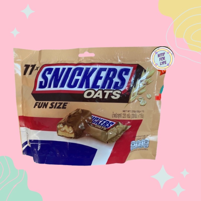 

Snickers Oats Sharing isi 11 pcs