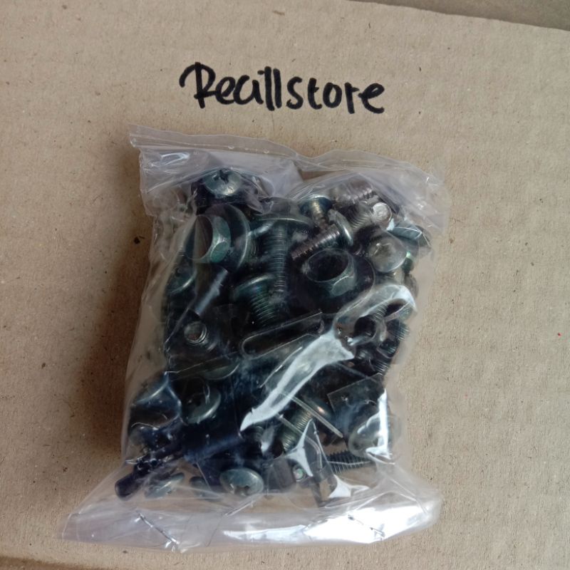 Baud - Baut Scrup lengkap Full Body Jupiter Z1 Injeksi