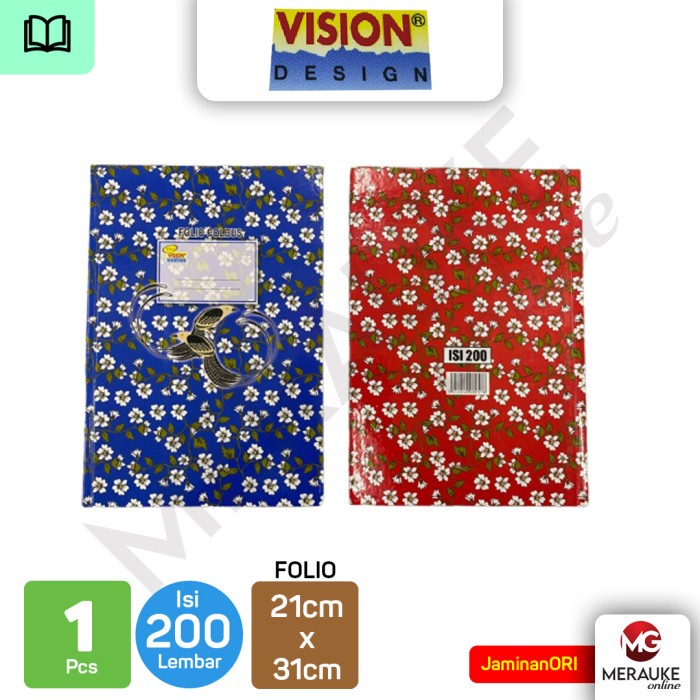 

Hard Cover VISION Folio 200 Lembar