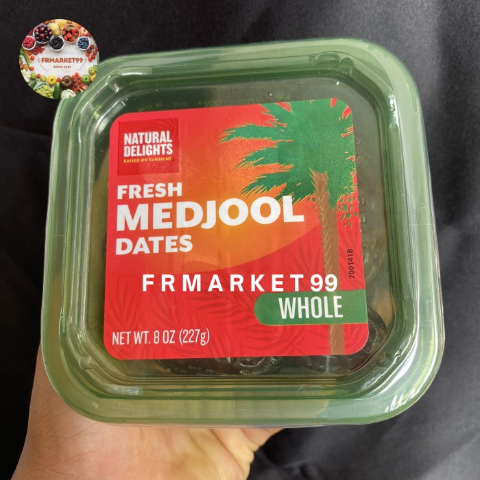 

Kurma Medjool Whole Fresh Dates Natural Delights 227 grm