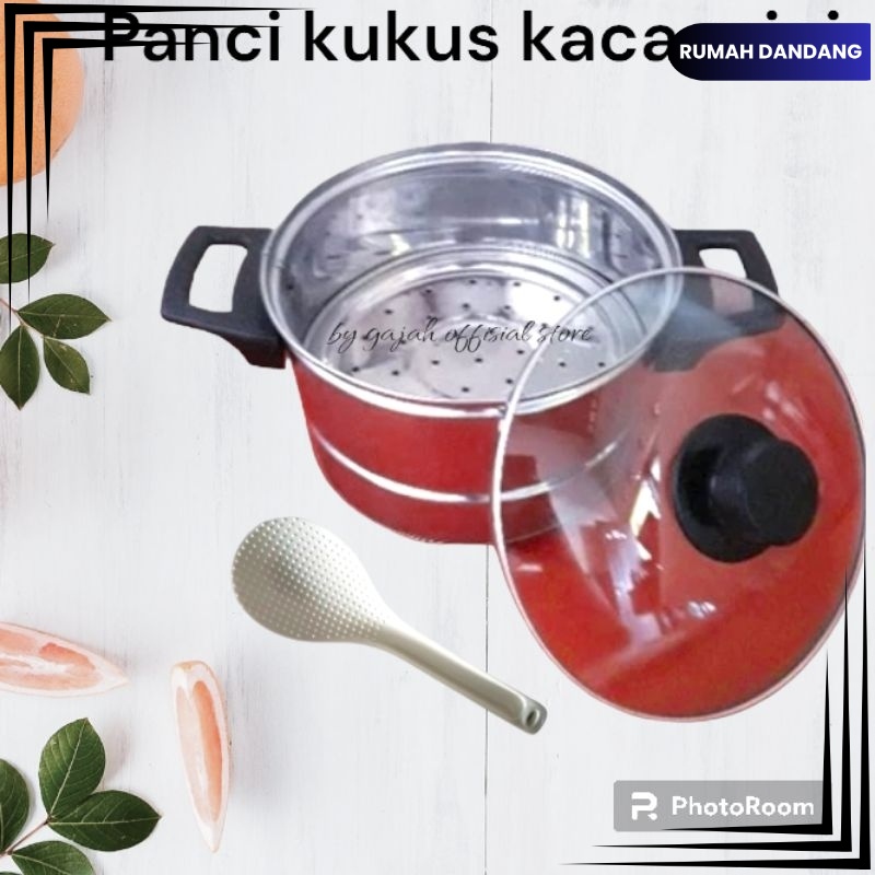 Promo panci kukus nasi mini 16.18cm  gratis entong nasi