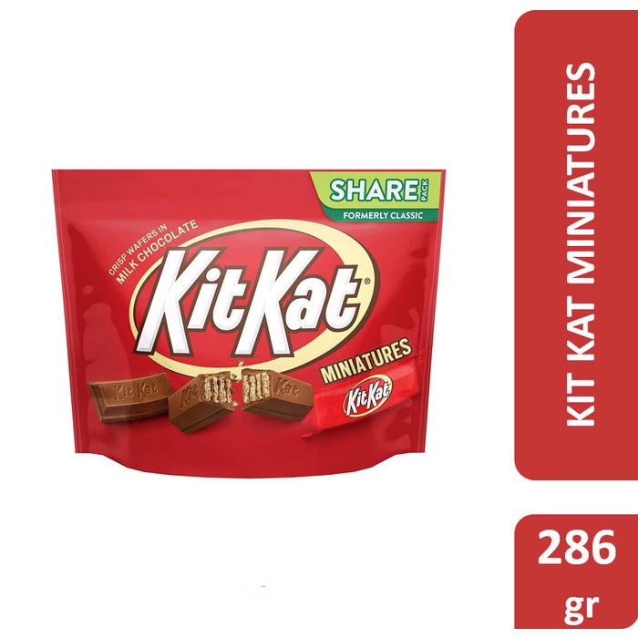 

Kit Kat Miniatures Chocolate Share Size - coklat kit kat