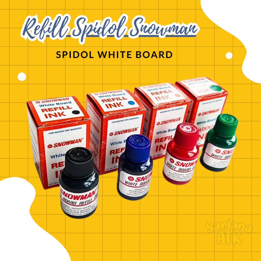 

Refill Spidol Papan Tulis Whiteboard Snowman