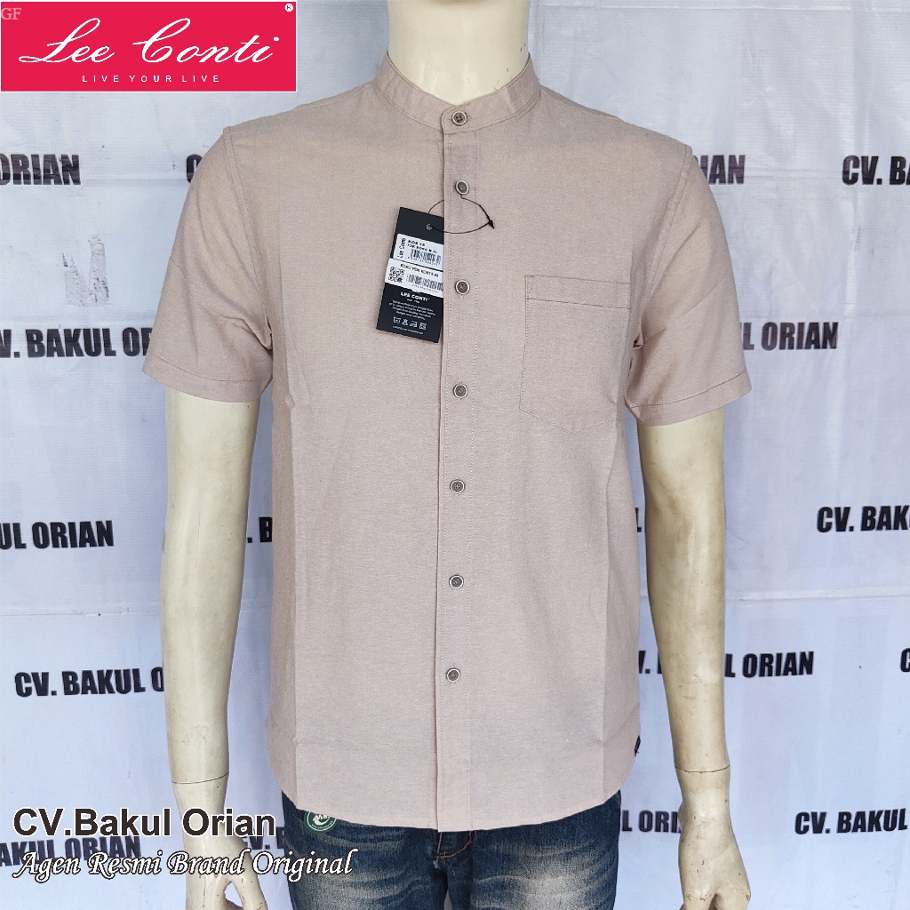 Baju Koko Kemeja pria Lee Conti Original - KOX15 GF