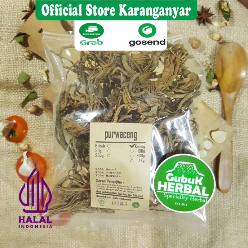 

PURWOCENG KERING 500 GRAM / Pimpinella Pruatjan / MURNI / JSR / REMPAH