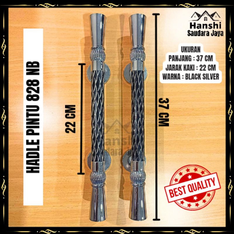 PERKAKAS Tarikan Handle Pintu / Gagang Tarikan Pintu Rumah 828 NB/NP Classic INDONESIA