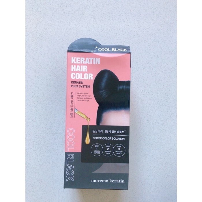 Moremo Keratin Hair Color Cool Black