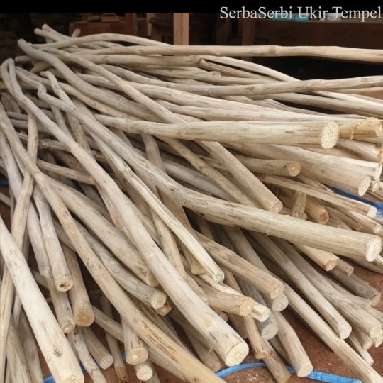 ranting kayu jati 180 cm - ranting kayu macrame - ranting jati Termurah