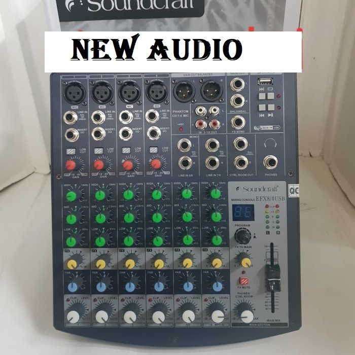 MIXER AUDIO EFX8/4 USB EFX 8/4USB( 8CHANNEL )