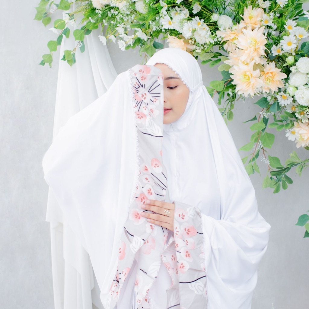 Mukena Santri - Lubna Series Abu Sakura / Mukena Gontor / Mukena Polos Santriwati Gontor