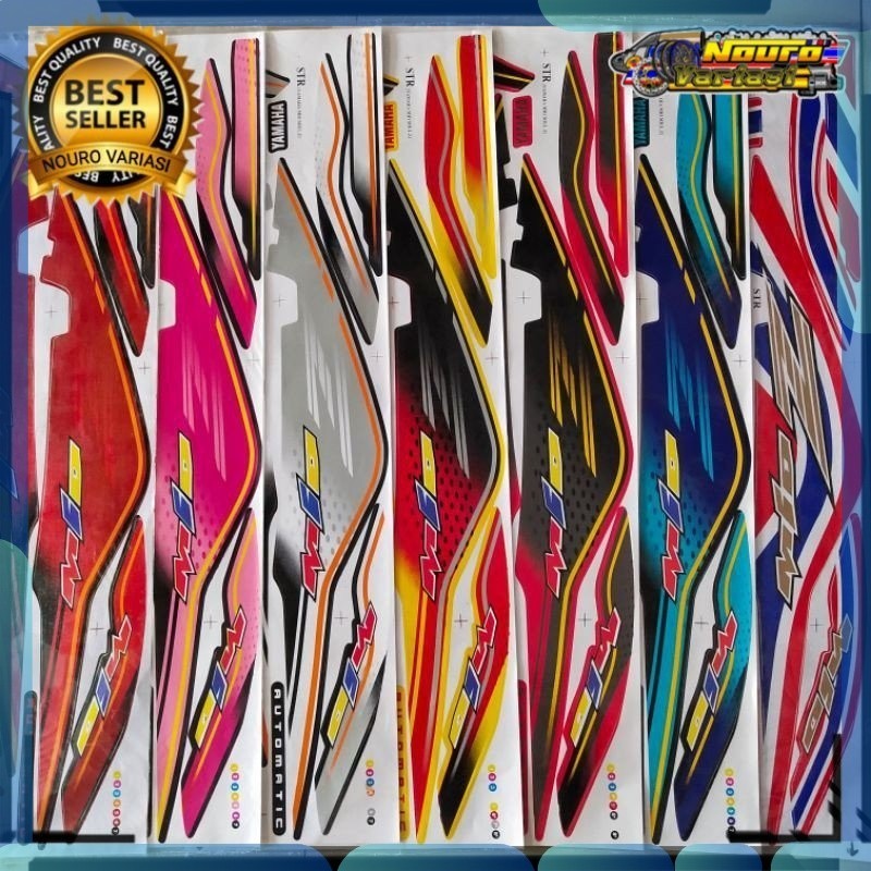 Stiker  striping  THAILAND variasi MIO SOUL LAMA mio soul grafis  flag      mantap bagus
