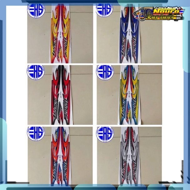 Stiker Striping  HONDA KARISMA WAVE 125 THAILAND THAILOOK MONTHAI lits body bagus