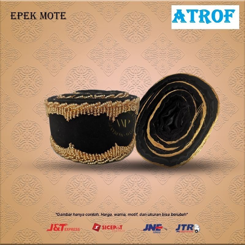 Sabuk Epek Mote dan Epek Benang - Sabuk Slepe - Pelengkap Beskap Jawa - Aksesoris Adat