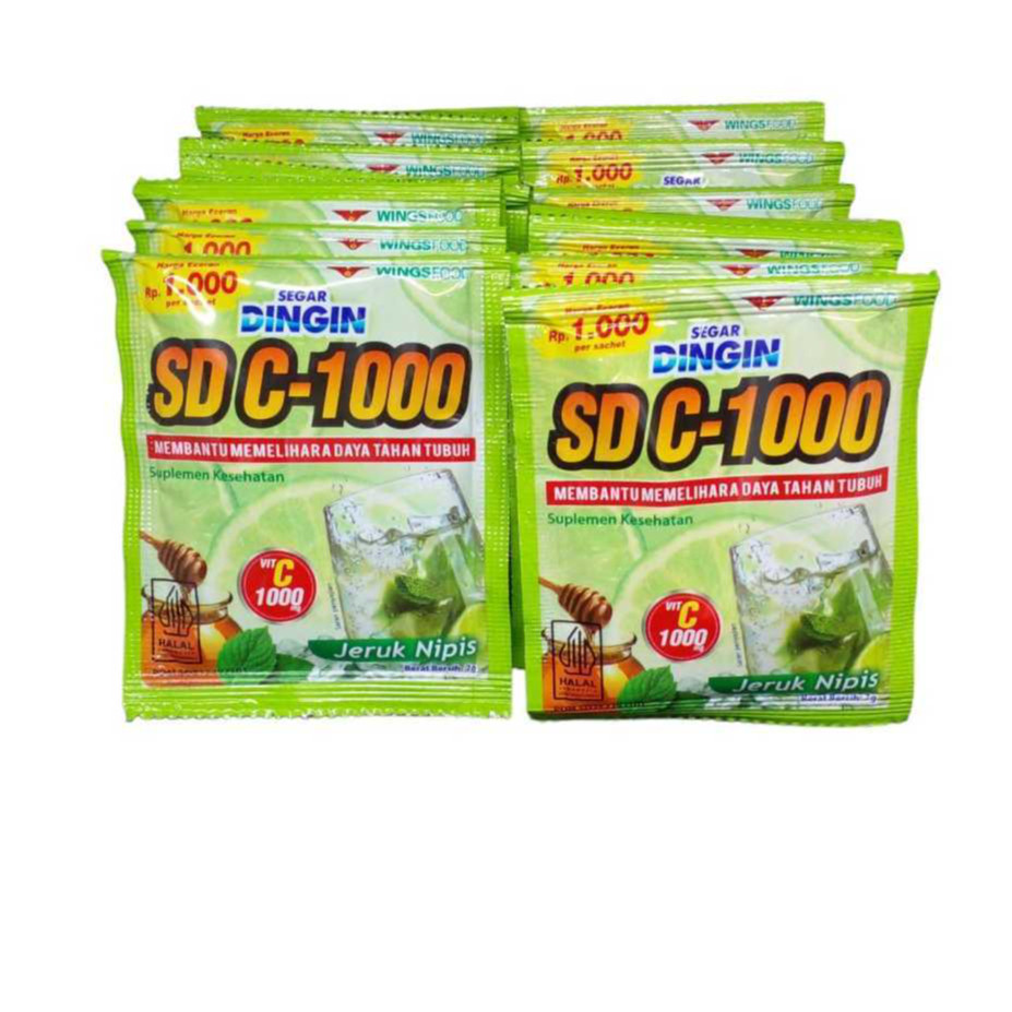 

Segar Dingin SD C-1000 Jeruk Nipis 12x7gr Renceng