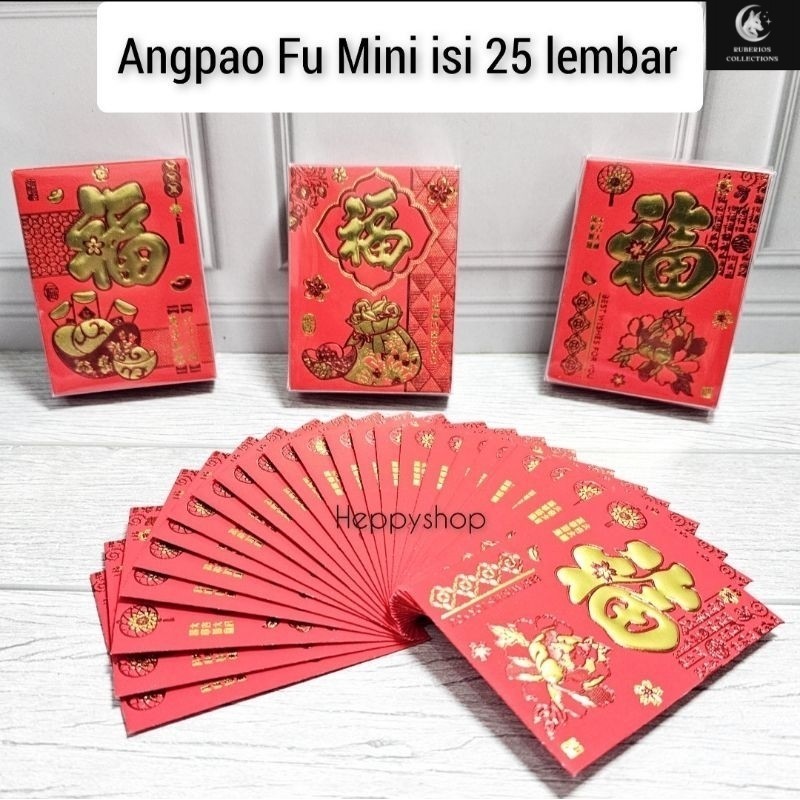 

Angpao Fu Mini isi 25 lembar Angpao Imlek Fuk Hoki