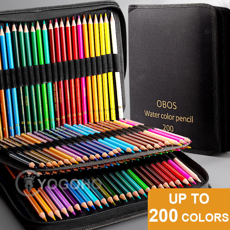 

Colored Pencils 200/150/120/72/48 Oil Color pencils Watercolor Pencils Drawing Pencil Set with Cloth Bag For Art Supplies