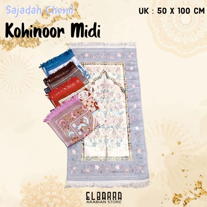 Sajadah Chenil Tambang Kohinoor Midi /Sajadah Terbaru