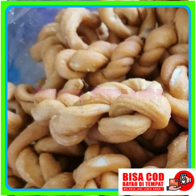 

Pluntir polos 1Kg rasa manis gurih / Plintiran / Untir untir / Kue tambang