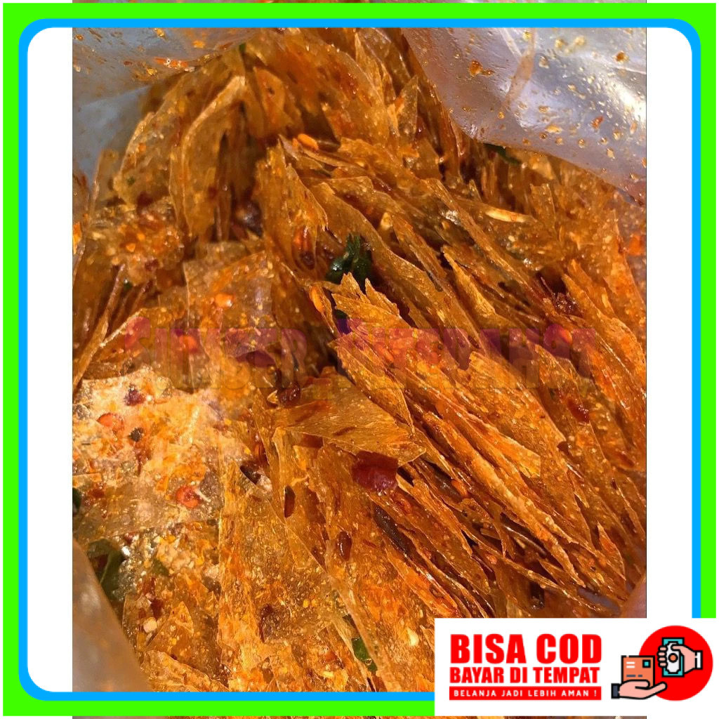 

keripik kaca pedas daun jeruk 1 kilogram