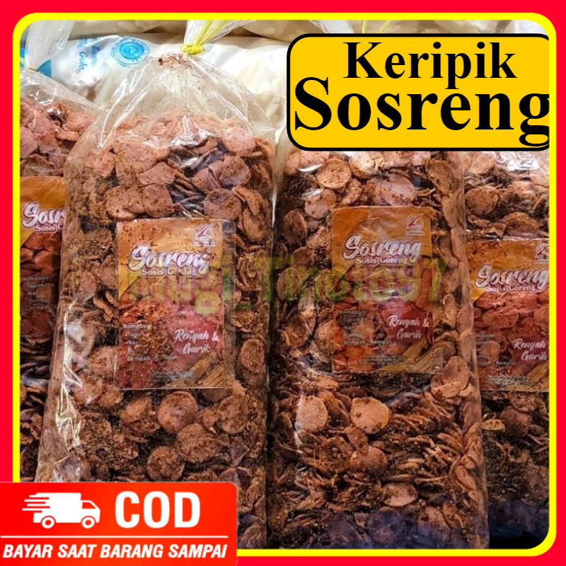 

keripik SOSRENG 1kilogram sosis goreng pedas
