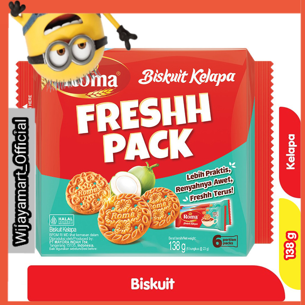 

Roma Biskuit Kelapa Fresh Pack 138 g