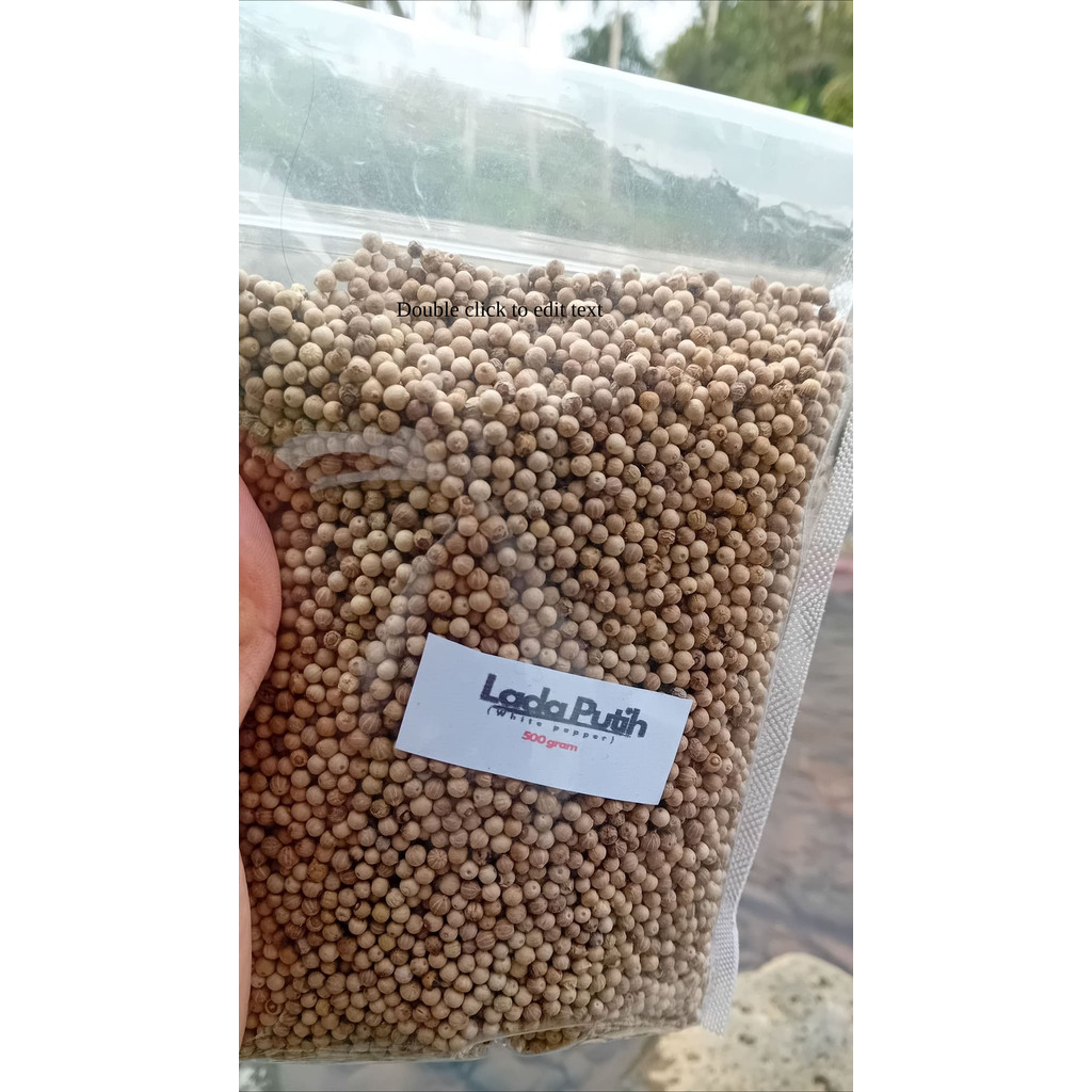 

Lada putih 500 gram Alami Merica Putih White Pepper Lada putih lokal Jateng