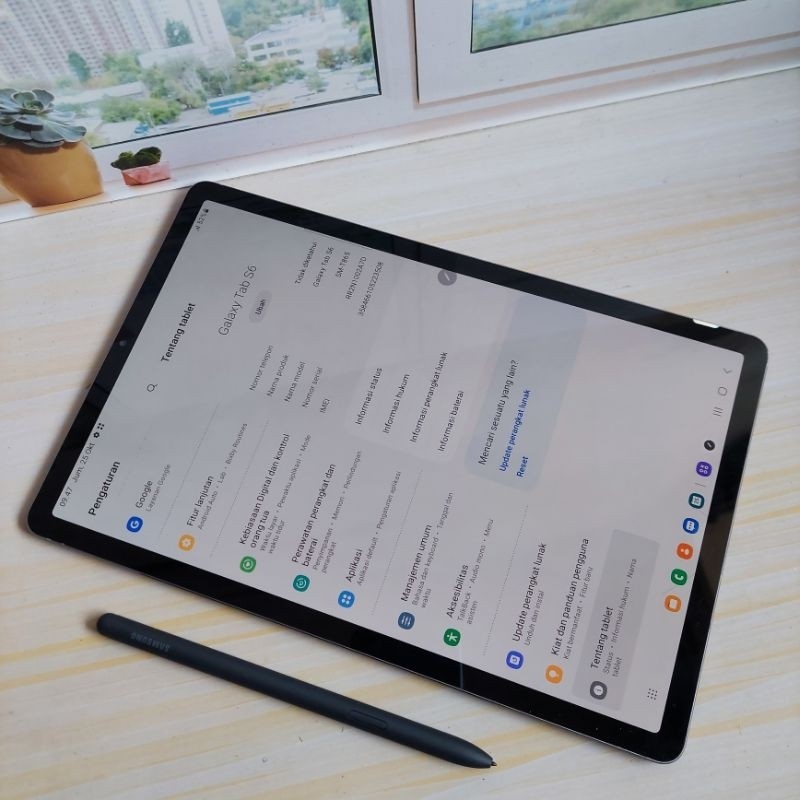samsung tab s6 6/128 second original mulus.