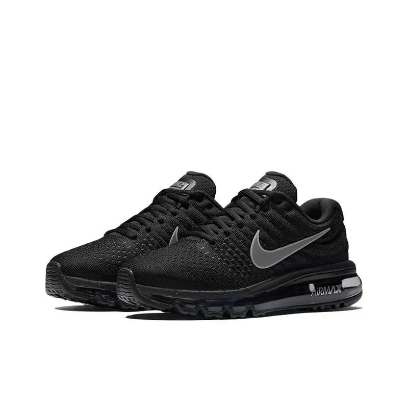 Nike Air Max 2017 Original Running Shoes for Men Women Mesh Shock-absorbing Anti Slip Wear-resistant