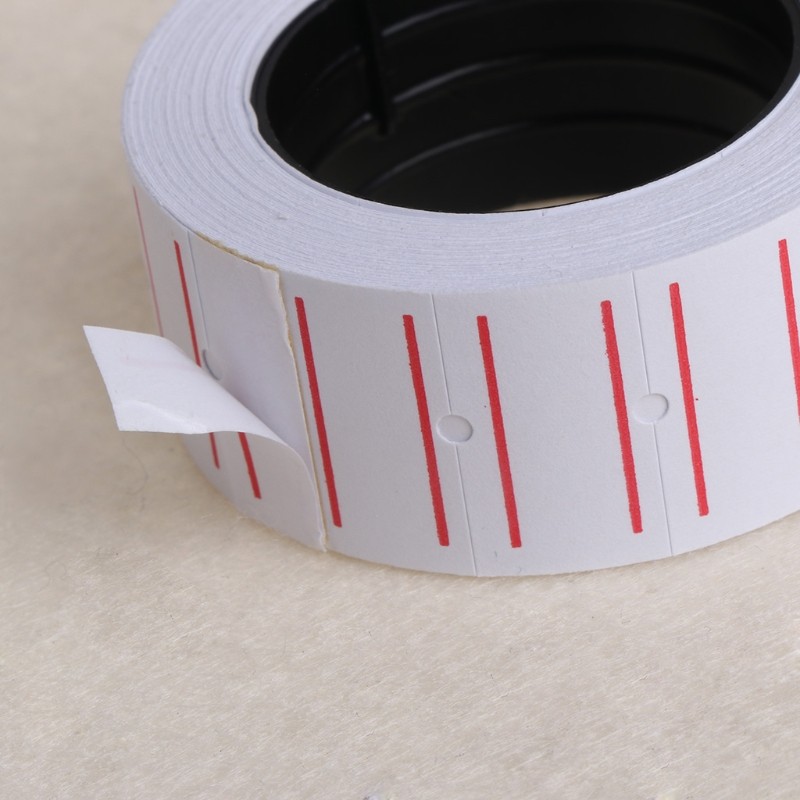

1 Roll(500 Labels) White Self Adhesive Price Label Tag Sticker Office Supplies Sticker Price Paper Label Paper Food Mark