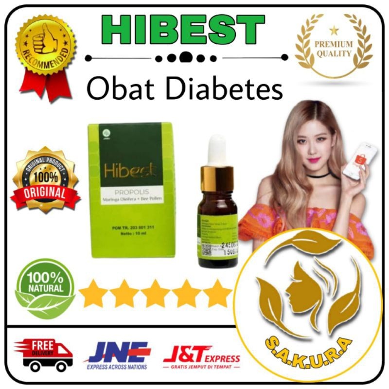 Hibest Propolis Original Obat Tetes Cair Diabetes