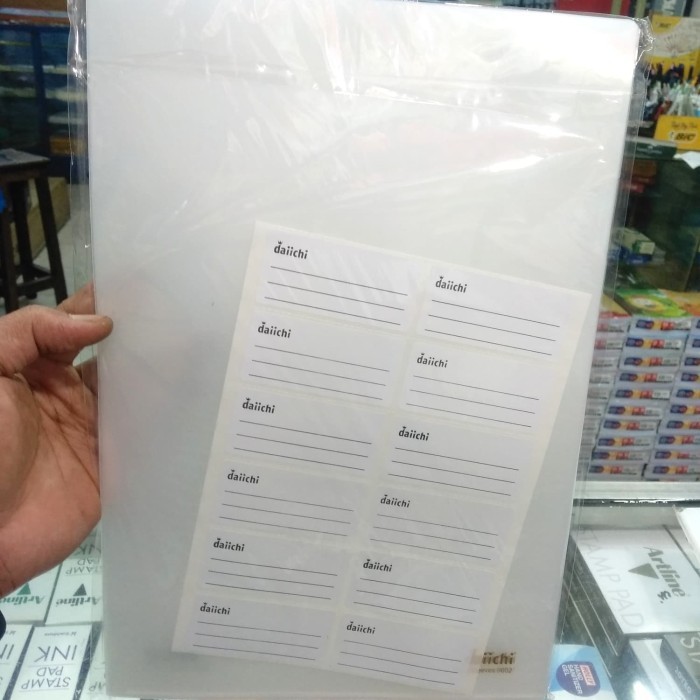 

Map clear slevees Daichi ukuran F4