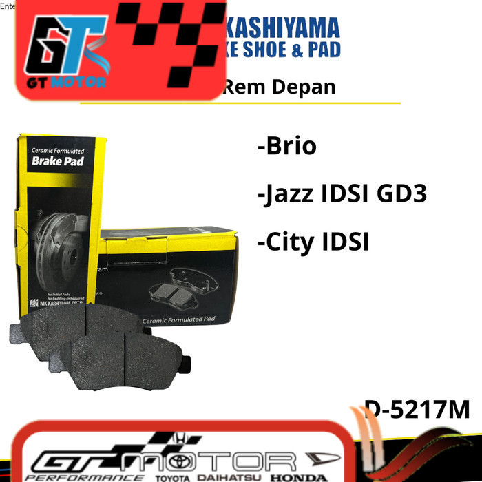 Kampas Rem Depan Brio, Jazz City IDSI MK Original Equipment manufacturing