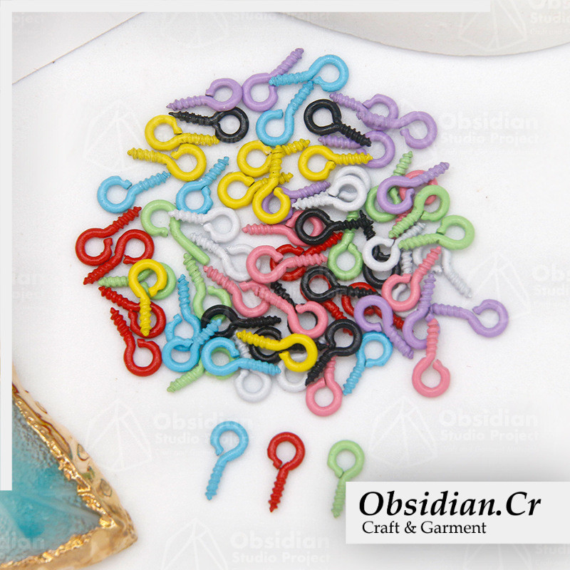 

Paku Ulir Clay Mix Warna 10grm Bahan Keychains DIY Obsidian Craft