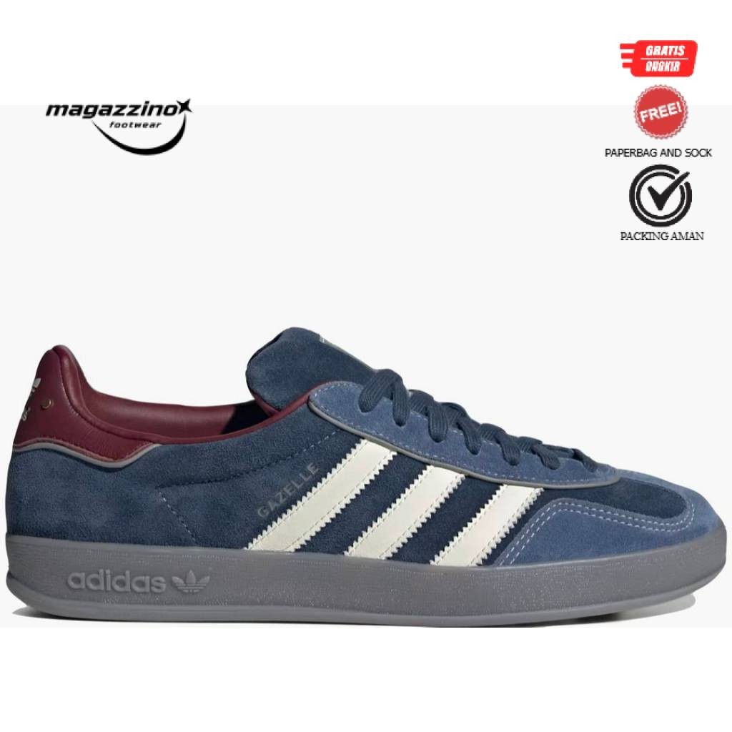 adidas  Gazelle Indoor Crew Navy Burgundy